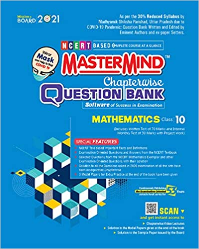 Mastermind Question Bank 2021 Mathematics (English Medium) Class 10th ...